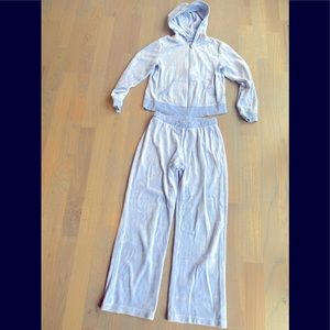 Tek Gear women velour outfit size S